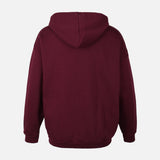 WOMEN BASIC OVERSIZE FLEECE HOODIE