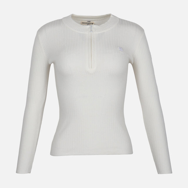 WOMEN RIBBED SWEATER