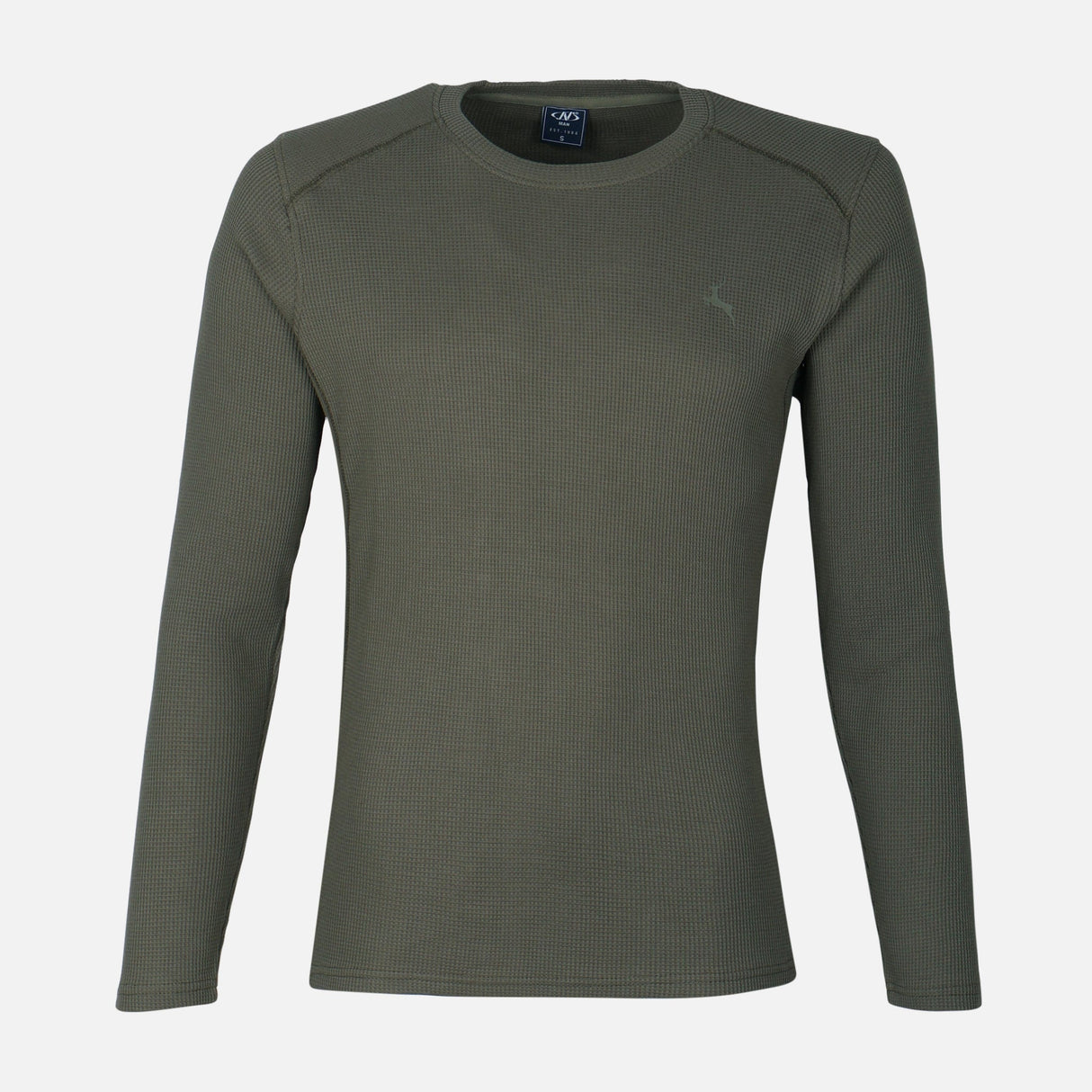 MEN LONG SLEEVE T-SHIRT ROUND NECK 