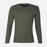 MEN LONG SLEEVE T-SHIRT ROUND NECK 
