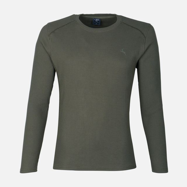 MEN LONG SLEEVE T-SHIRT ROUND NECK 
