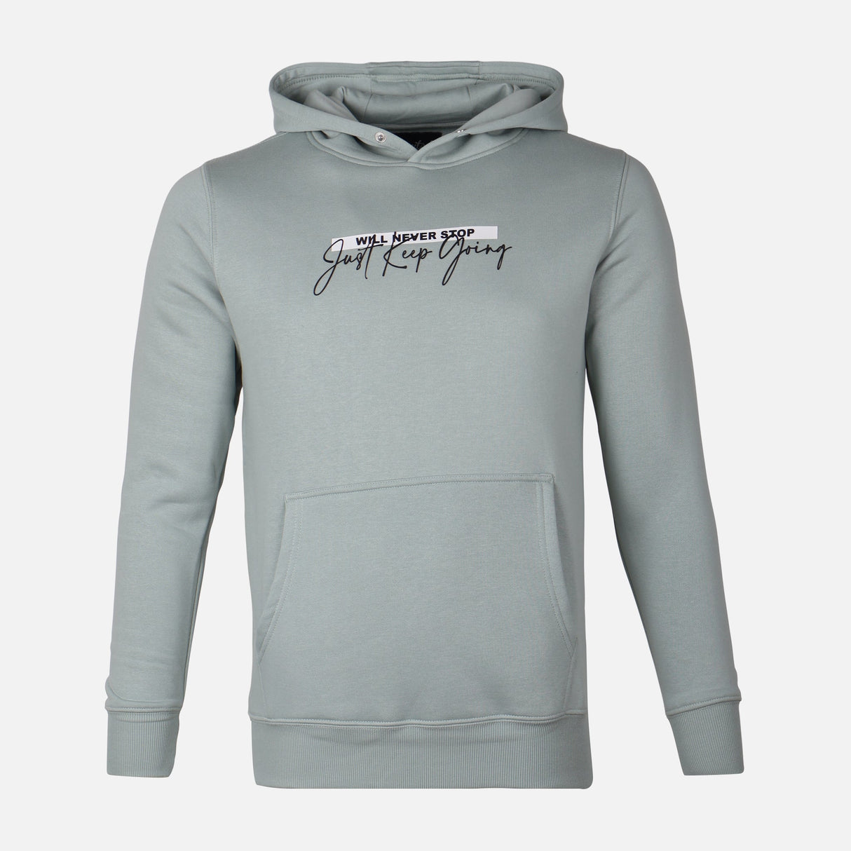 MEN HOODED PULLOVER