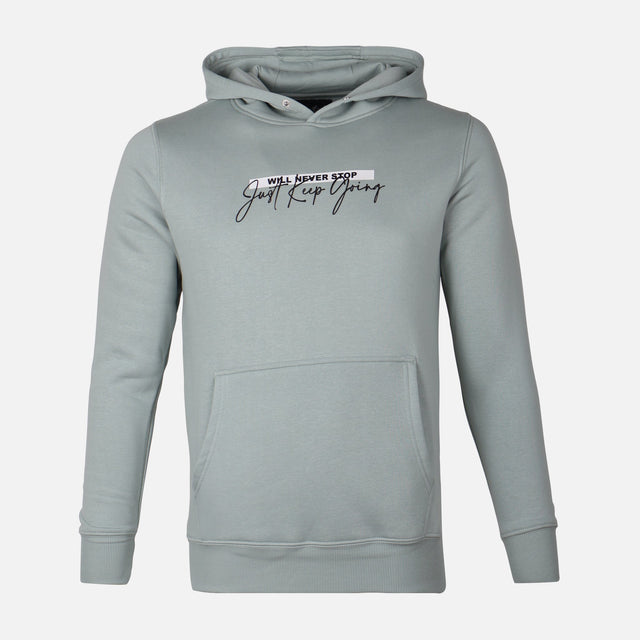 MEN HOODED PULLOVER