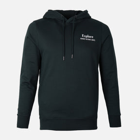 MEN HOODED PULLOVER