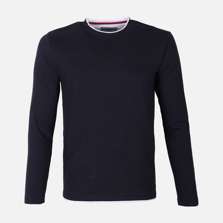 MEN LONG SLEEVE T-SHIRT ROUND NECK