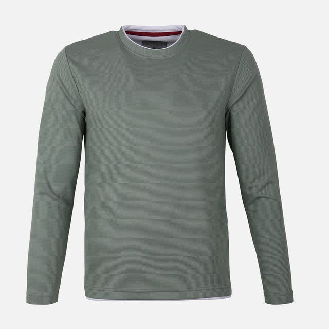 MEN LONG SLEEVE T-SHIRT ROUND NECK