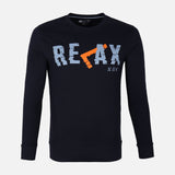 MEN LONG SLEEVE GRAPHIC T-SHIRT ROUND NECK