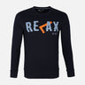 MEN LONG SLEEVE GRAPHIC T-SHIRT ROUND NECK