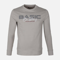MEN LONG SLEEVE GRAPHIC T-SHIRT ROUND NECK