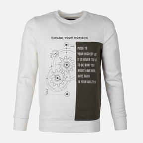 MEN PULLOVER ROUND NECK