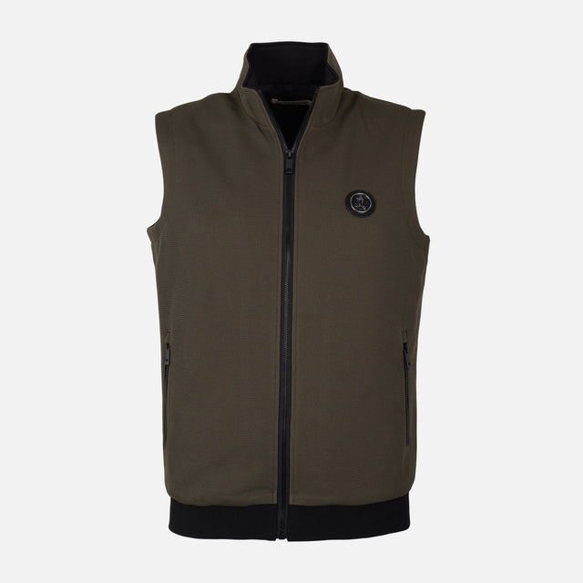 MEN WOVEN PADDED VEST