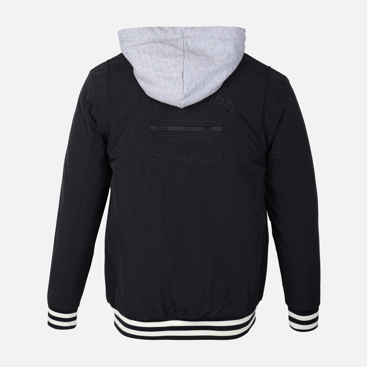 MEN BOMBER JACKET WITH HOOD
