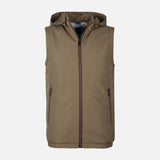 MEN PADDED VEST WITH HOOD