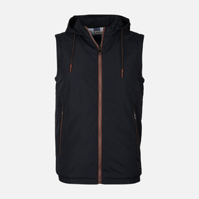 MEN PADDED VEST WITH HOOD