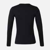 WOMEN BASIC LONG SLEEVE BODY FIT TEE