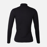 WOMEN BASIC LONG SLEEVE HIGH NECK TEE