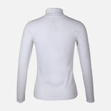 WOMEN BASIC LONG SLEEVE HIGH NECK TEE