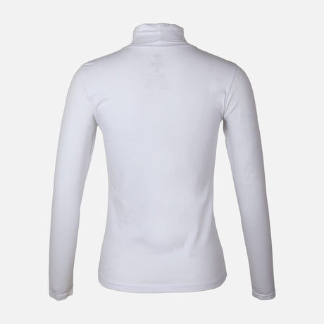 WOMEN BASIC LONG SLEEVE HIGH NECK TEE