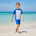 Boys Short Sleeve Rashguard Swim Set