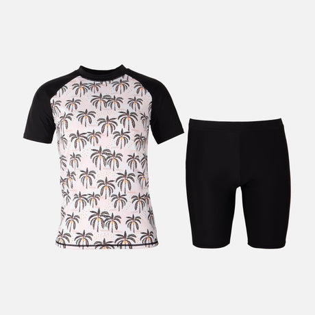 Boys Short Sleeve Rashguard Swim Set