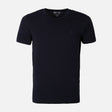 Men Spandex T-Shirt V-Neck
