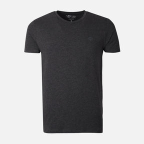 Men Spandex T-Shirt V-Neck