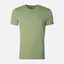 Men Spandex T-Shirt V-Neck