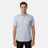 Men Basic Short Sleeve Oxford Shirt
