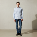 Men Basic Long Sleeve Oxford Shirt