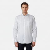 Men Long Sleeve Stripe Shirt