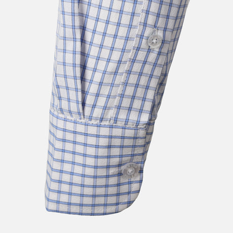 MEN LONG SLEEVE CHECKERED SHIRT