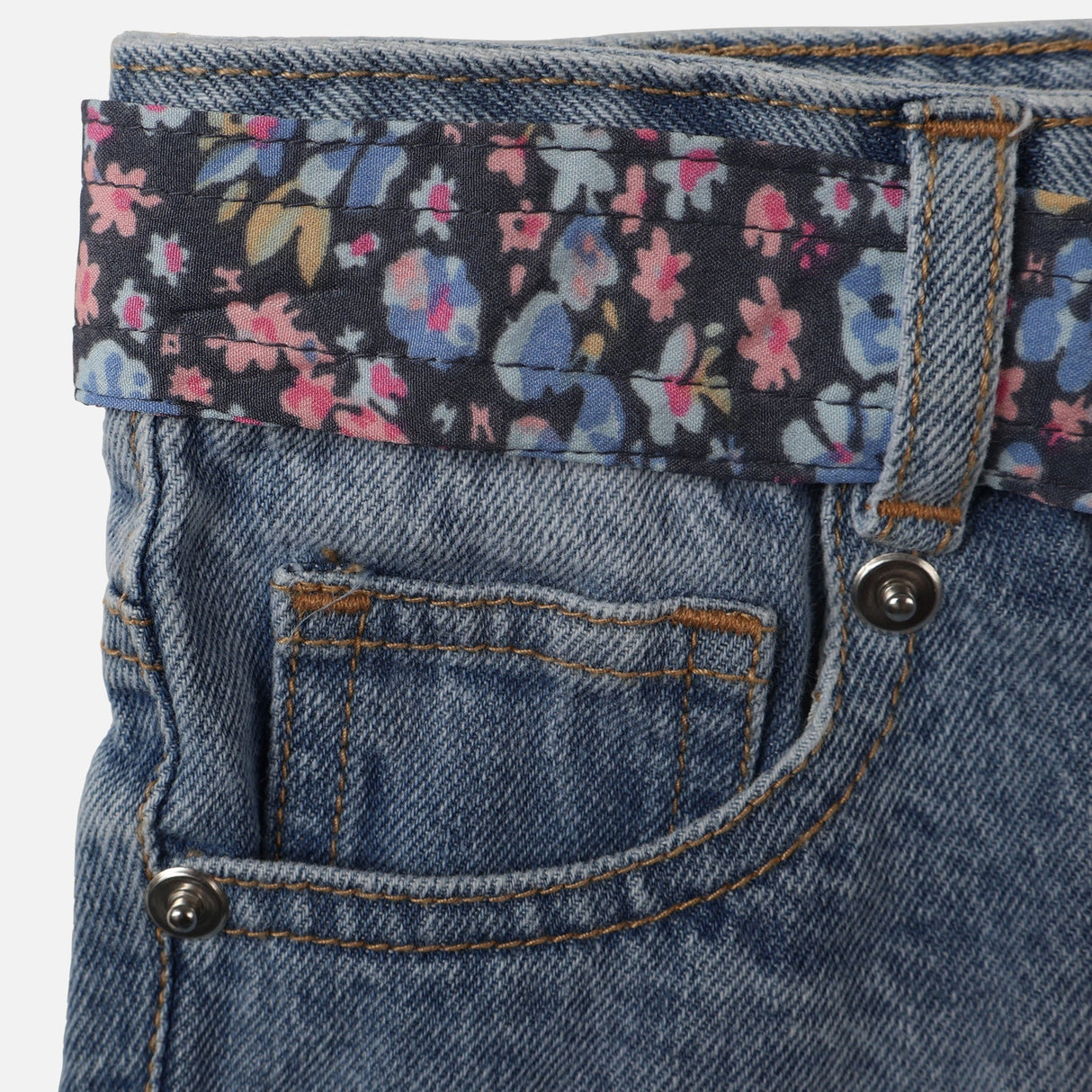 Girls Denim Bermuda