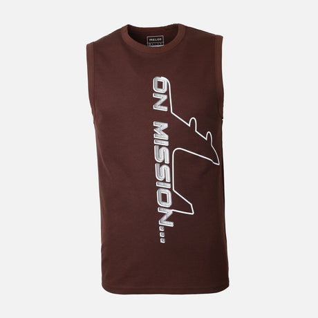 Men Vest Round Neck