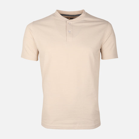 Men Structured Henley T-Shirt