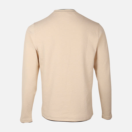 Men Structured Long Sleeve T-Shirt