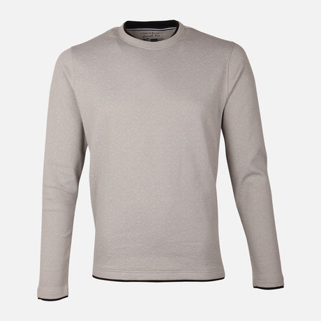 Men Structured Long Sleeve T-Shirt