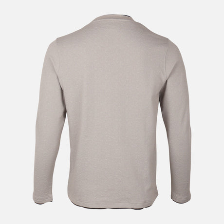 Men Structured Long Sleeve T-Shirt