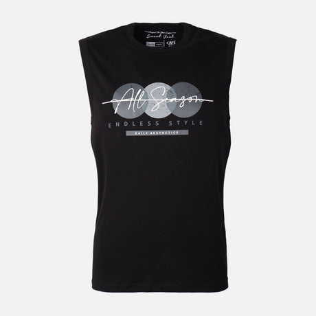 Men Vest Round Neck