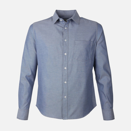 Men Long Sleeve Oxford Shirt