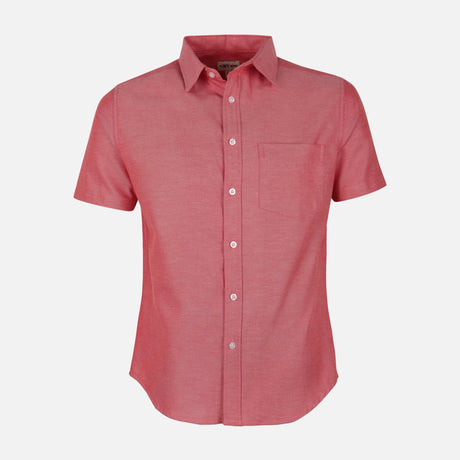 Men Basic Oxford Short Sleeve Shirt