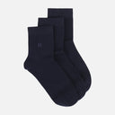 Men Antibacterial Quarter Socks 3 Pairs