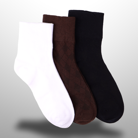 Quarter Men Diabetic Socks 3Pair