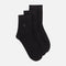 Men Antibacterial Quarter Socks 3 Pairs