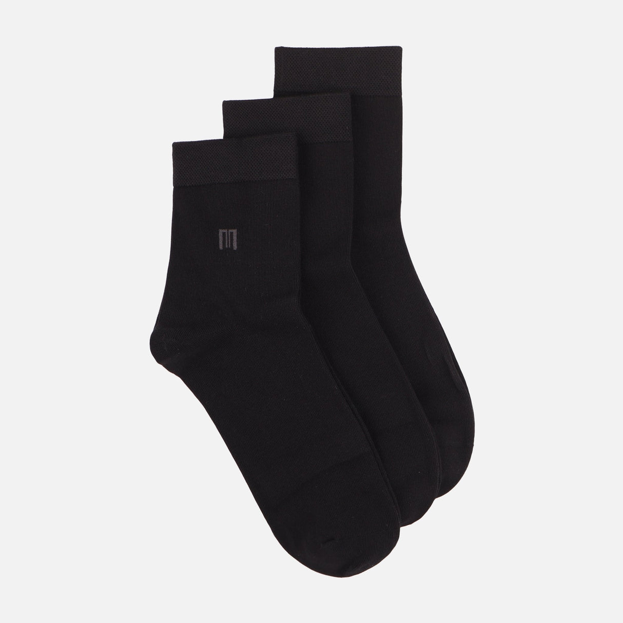 Men Antibacterial Quarter Socks 3 Pairs