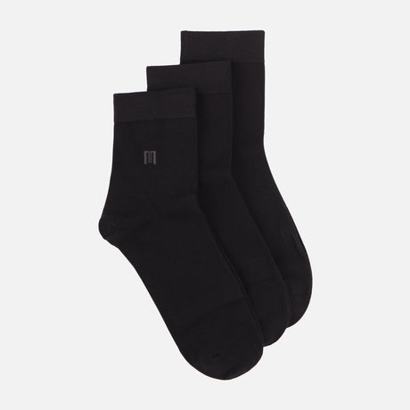 Men Antibacterial Quarter Socks 3 Pairs