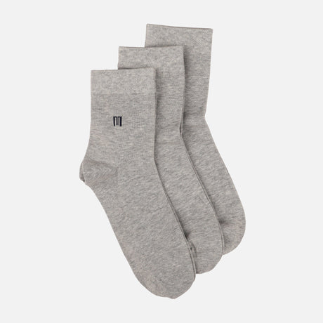 Men Antibacterial Quarter Socks 3 Pairs