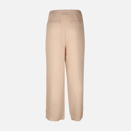 Women Draped Wrap Straight Leg Pant