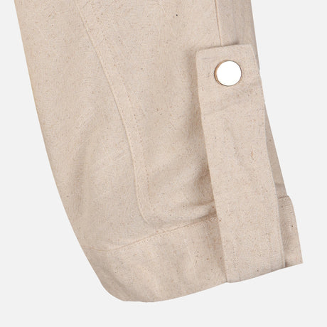 Women Oversized Double Pocket Shacket