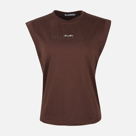 Women Sleeve Less Tee