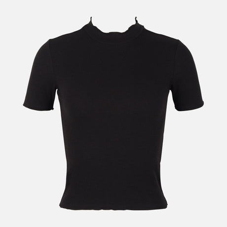 Women Rib Basic Tshirt